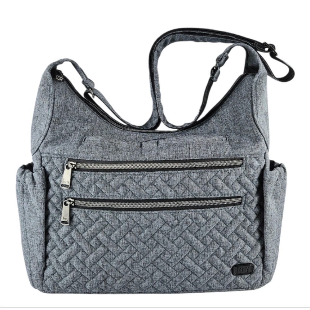 Lug Camper SE Heather Gray Crossbody Bag. NWOT